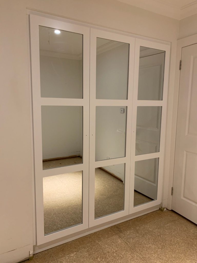 Hinged Mirrored Wardrobe