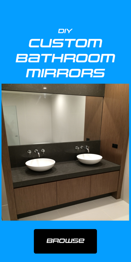 Custom made to measure mirrors for bathrooms