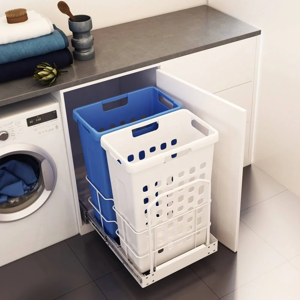 Pullout laundry hamper