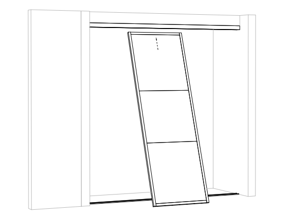 Flat Pack Sliding Wardrobe Doors