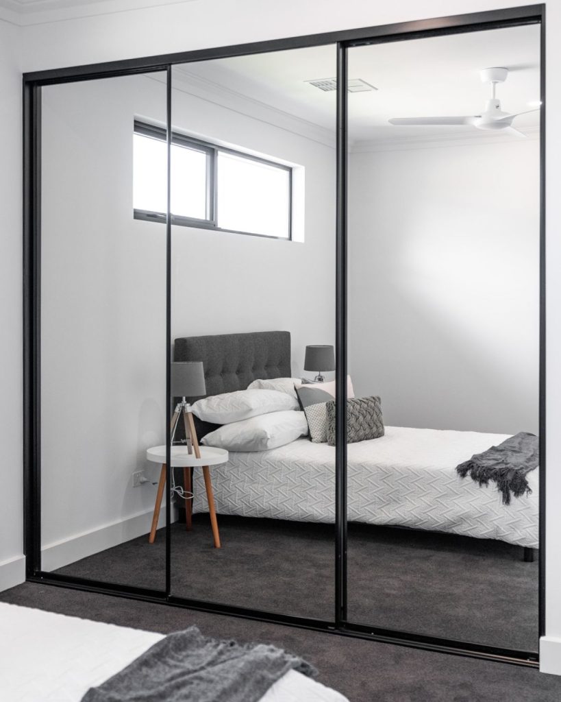 DIY Mirrored Wardrobe Doors